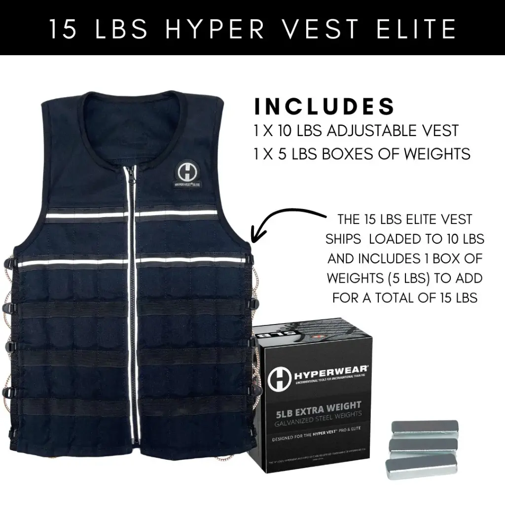 Hyper Vest ELITE XL - 15 lbs (6,75 kg)