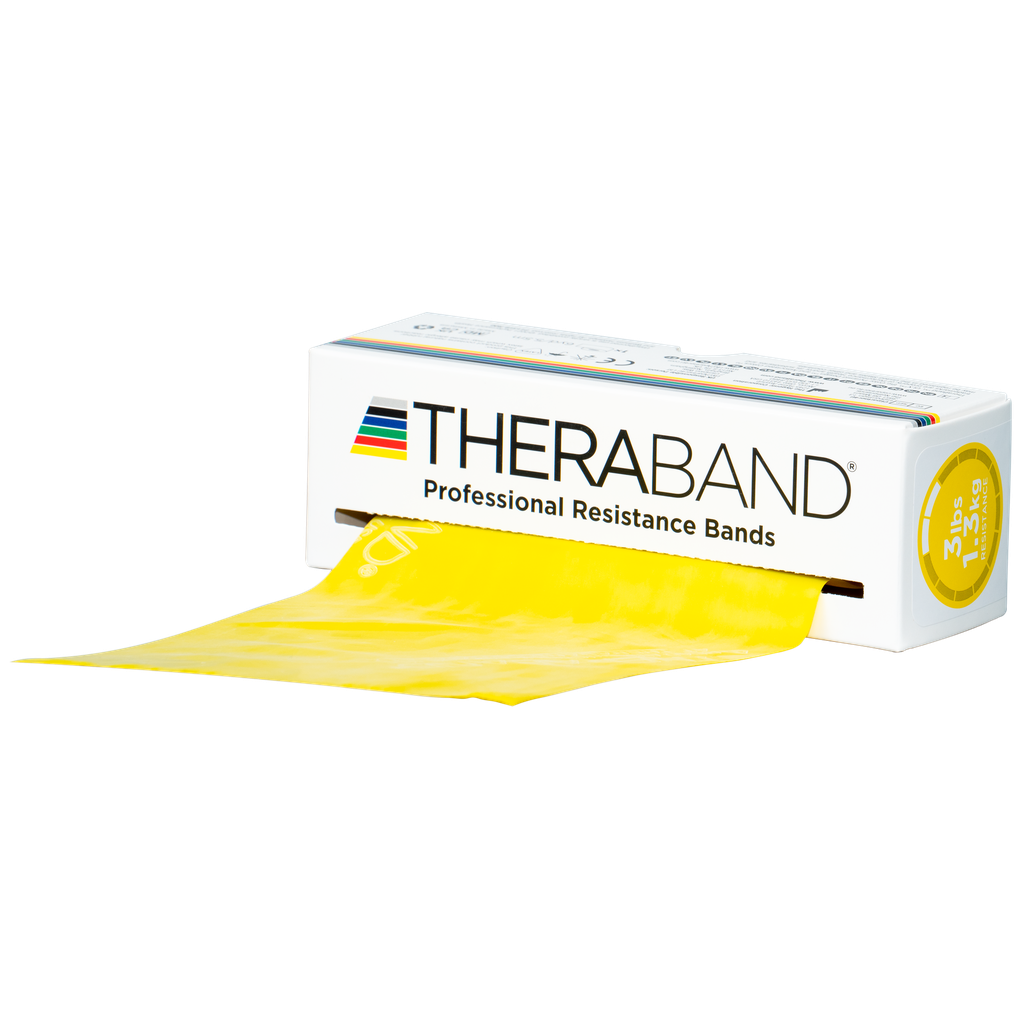 Theraband 5,5 m licht - geel