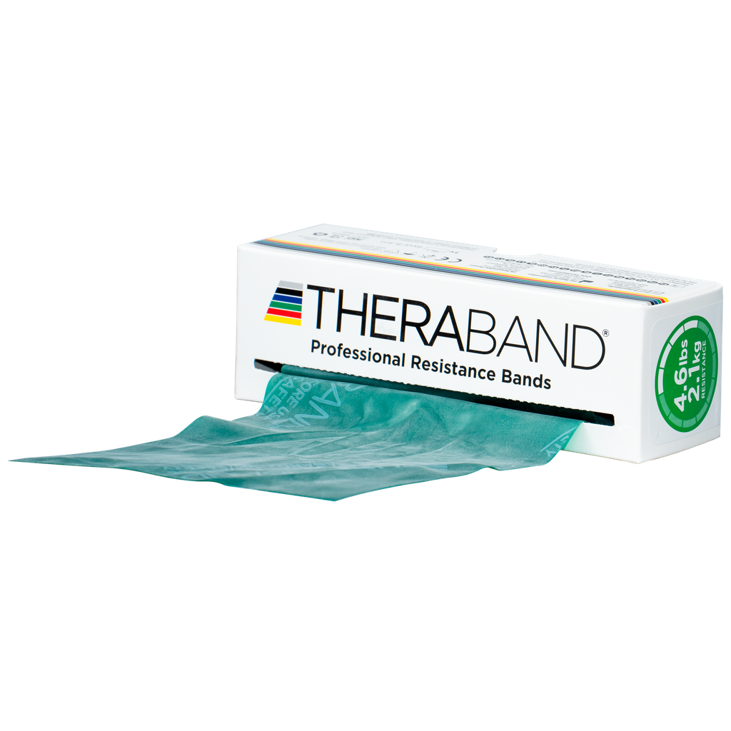Theraband 5,5 m zwaar - groen