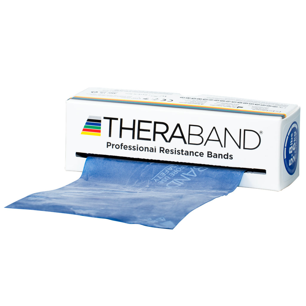 Theraband 5,5 m zeer zwaar - blauw 