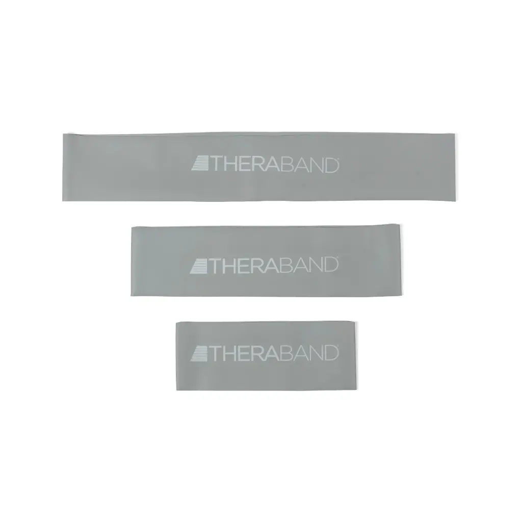 Theraband Loops 20 cm/ 8" super zwaar - zilver