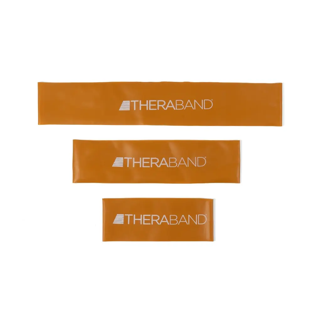 Theraband Loops 30 cm/ 12" max. zwaar - goud