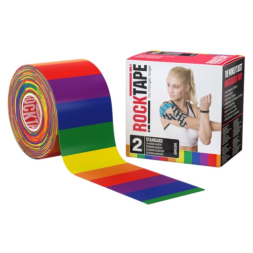 [rt21627] RockTape (5cm x 5m) dessin regenboog