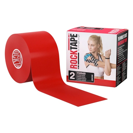 [rt21628] RockTape (5cm x 5m) rood