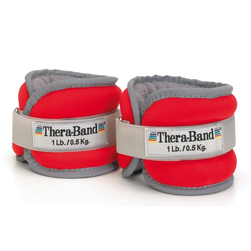 [293010] Theraband enkel & pols gewichtsmanchetten - rood