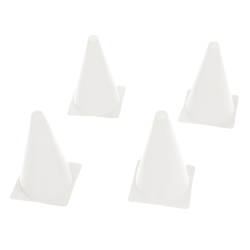 [393210] Cones wit per set van 4