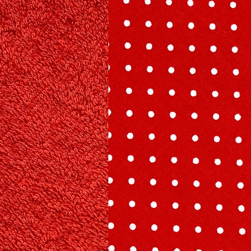 [058711] Form Fix XL Hoes Rood/Polkadot badstof en katoen