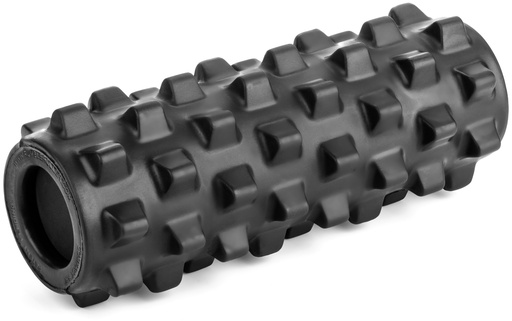 [RU-CX127] RumbleRoller 12" Compact Xtra Firm Black Textured Foam Roller